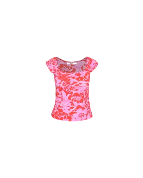 BOBBI TOP CHERRY FLORAL