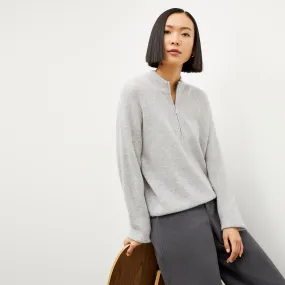 Cece Sweater - Cashmere :: Light Heather Gray