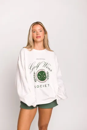 Golf Wives Sweatshirt in White