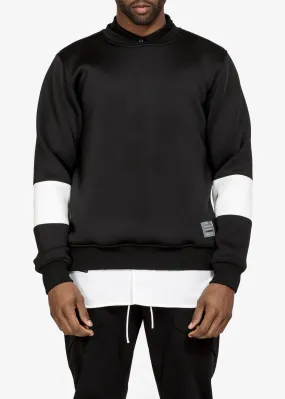 Konus Men's Neoprene Pullover Crew in Black