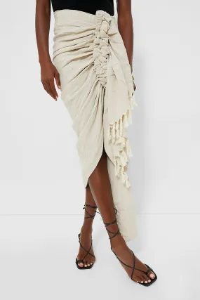 Oatmeal Tulum Skirt