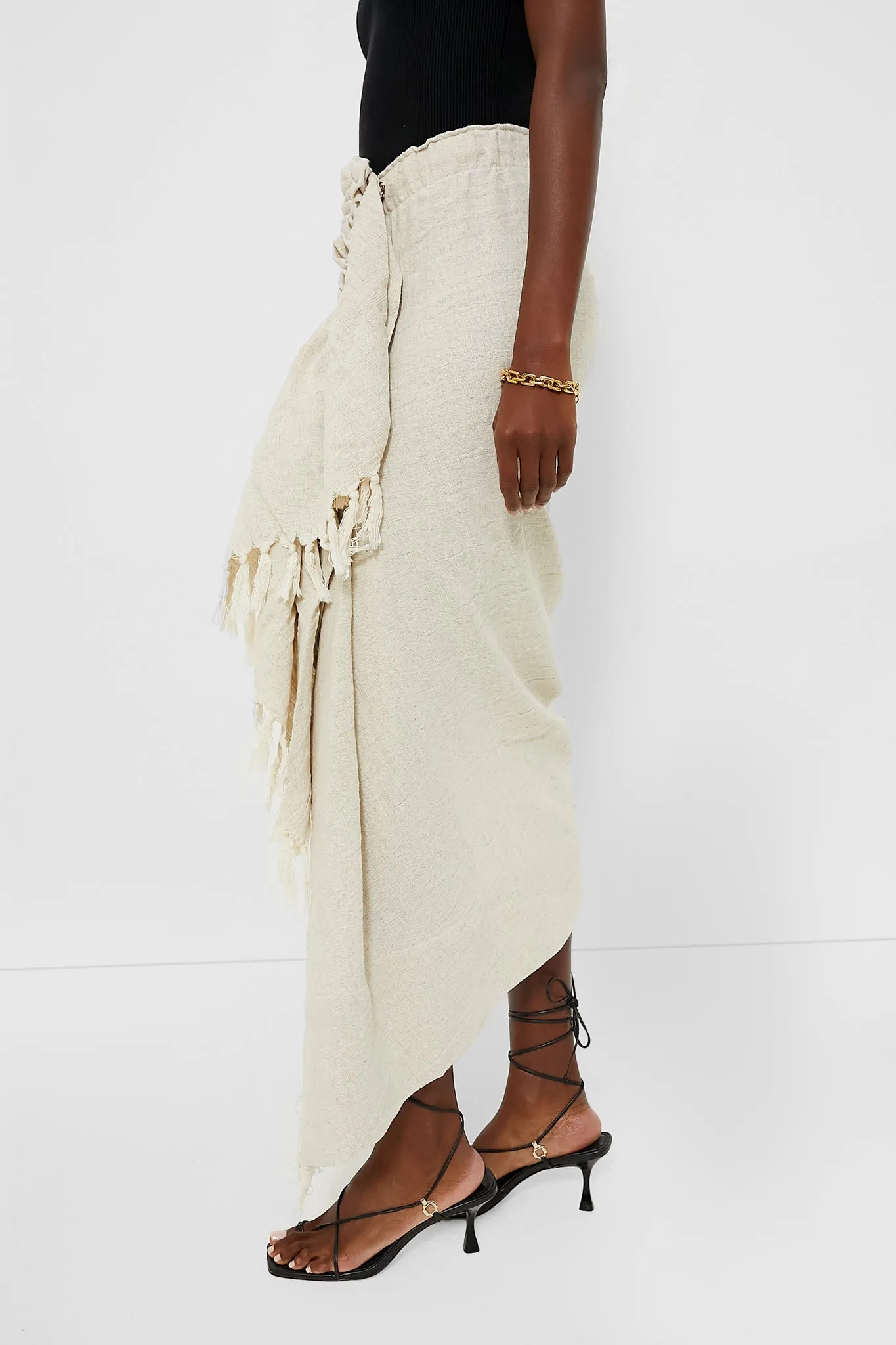 Oatmeal Tulum Skirt