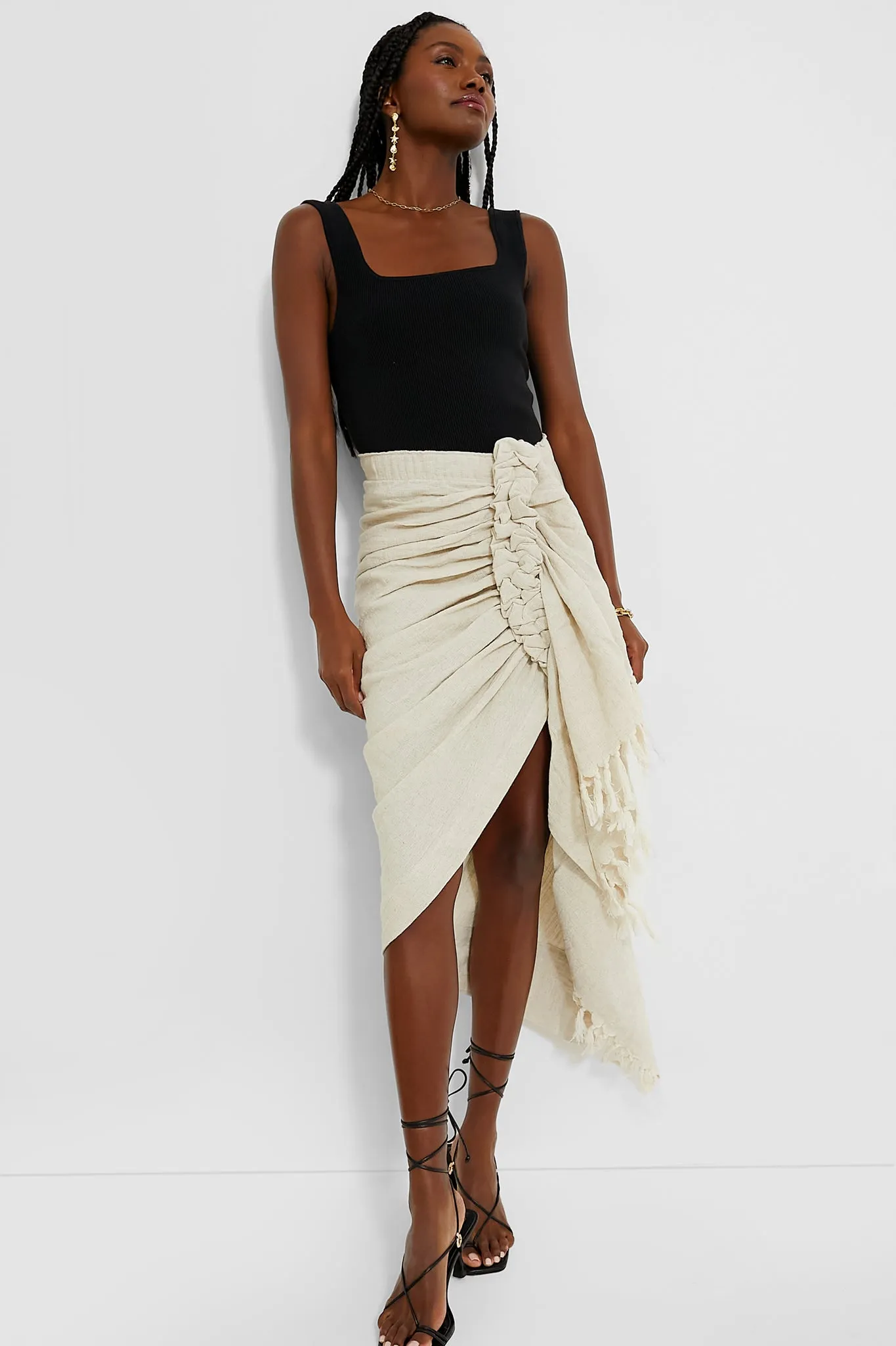 Oatmeal Tulum Skirt