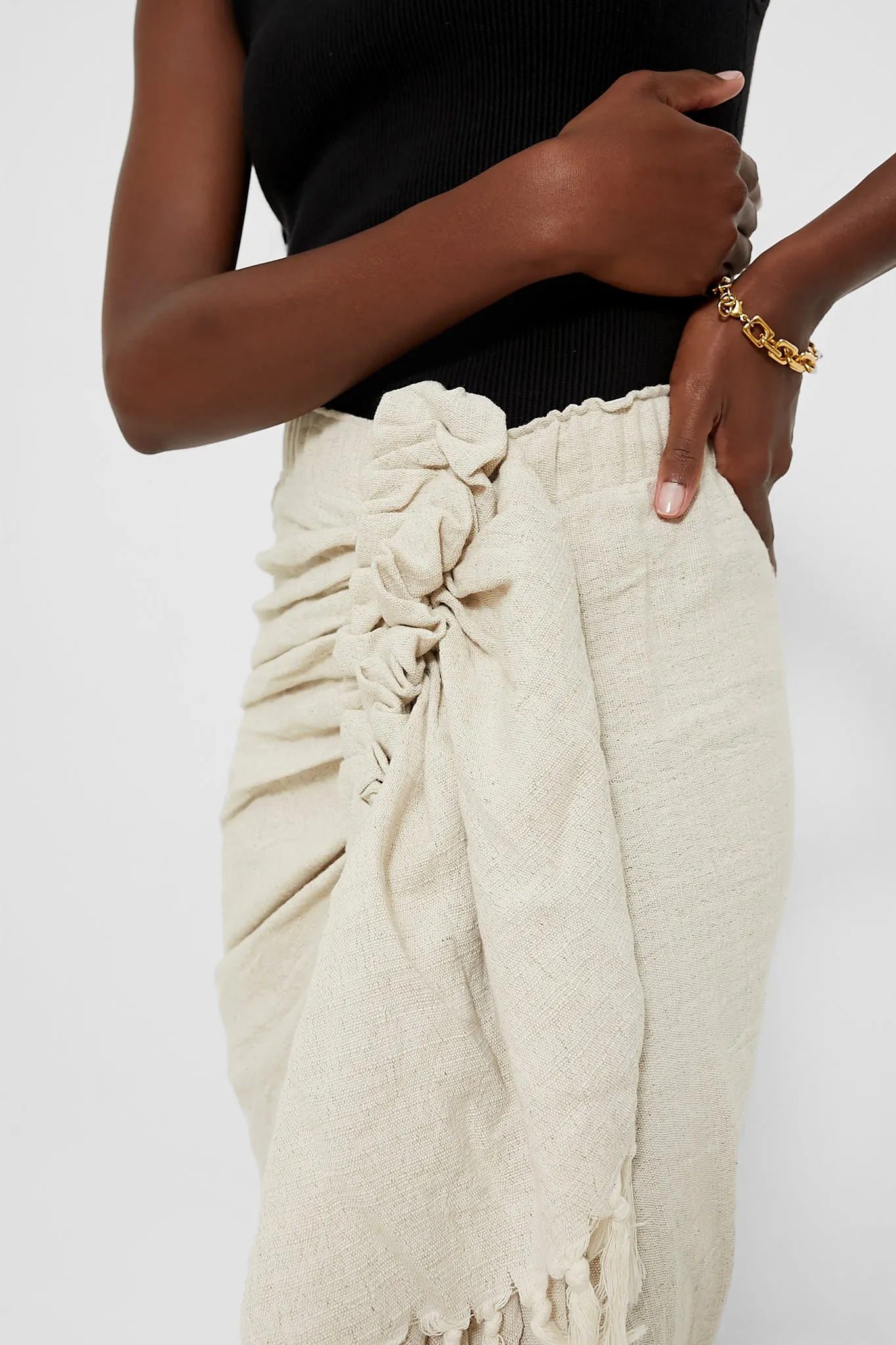 Oatmeal Tulum Skirt