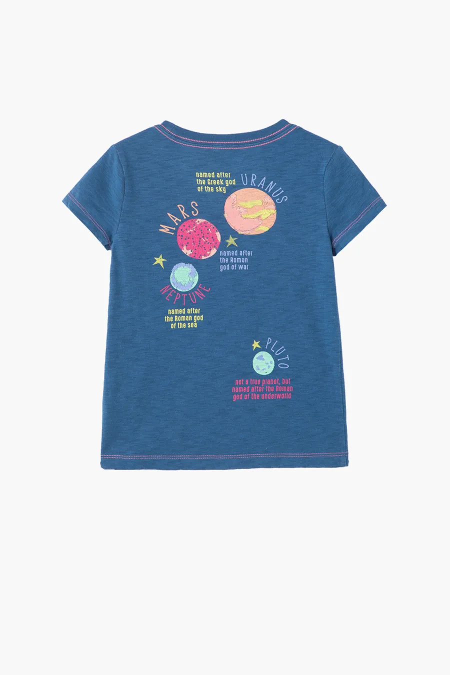 Peek Kids All Planets Kids Tee (Size 8 left)