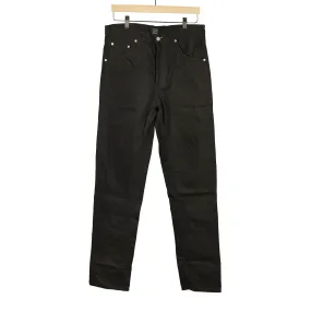 Slouchy Tapered Jean GD112 in one-wash total black denim (restock)