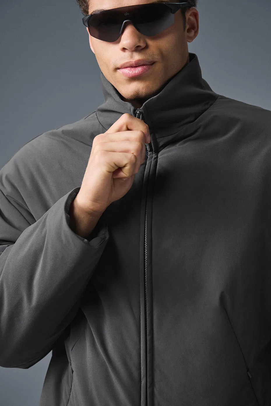 Stretch Woven Notable Jacket - Anthracite